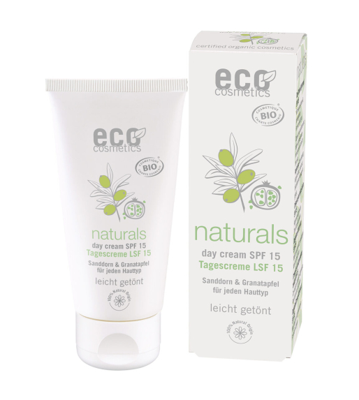 Eco Cosmetics dagcreme SPF15 getint