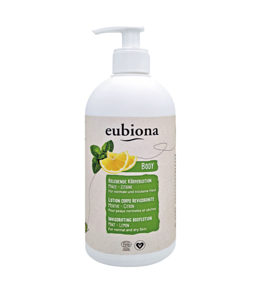 Eubiona bodylotion munt en citroen - verkwikkend