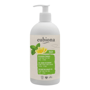 Eubiona 3 in 1 douchgel munt citroen 500ml