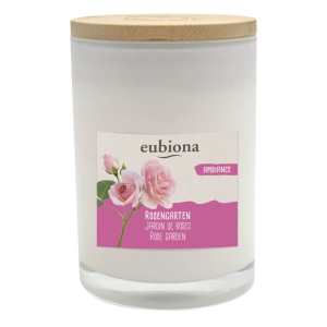Eubiona kaars in glas Rosengarten